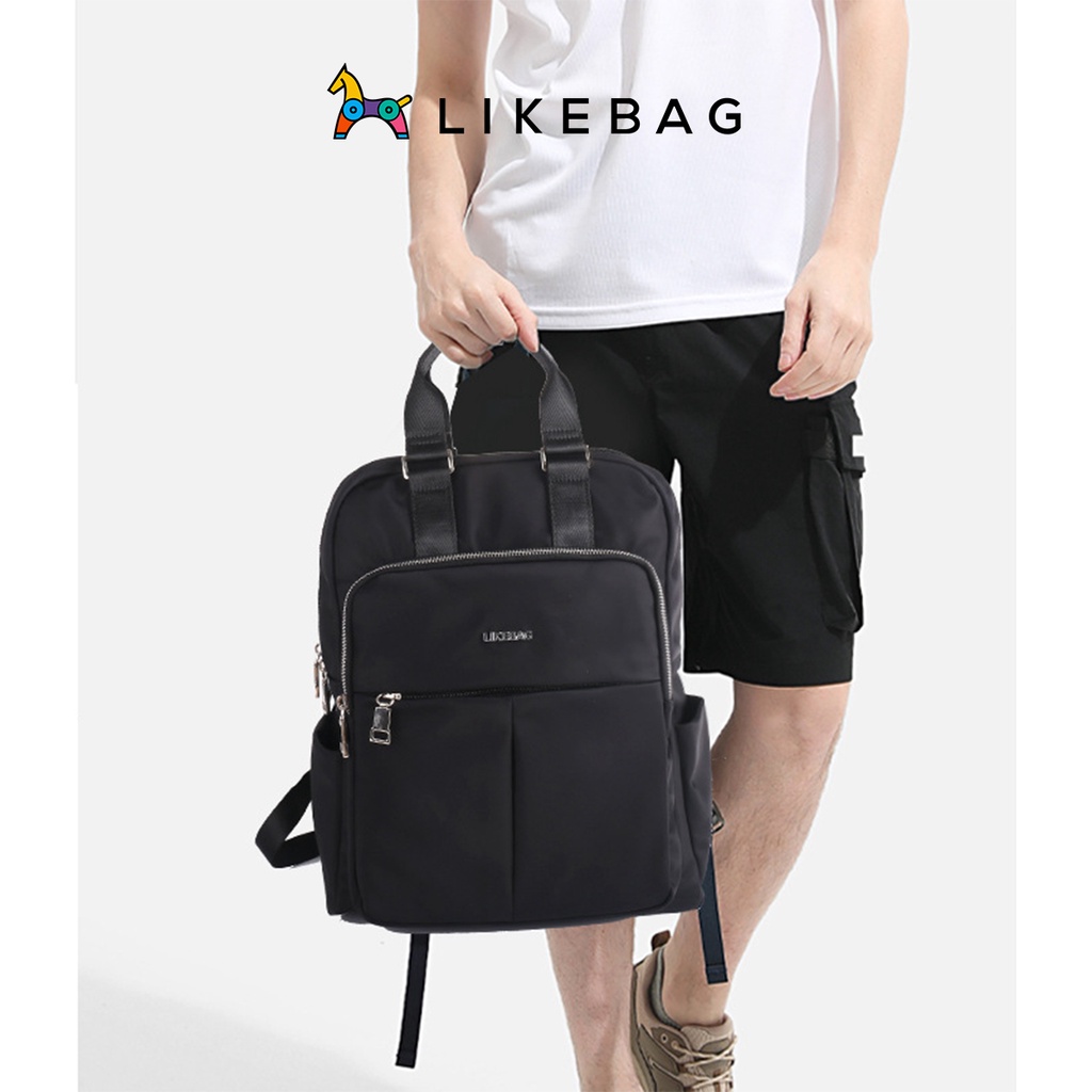 Balo du lịch nam nữ có ngăn đựng laptop LIKEBAG form dáng gọn nhẹ có quai xách 221SJB9001 - LIBAGI