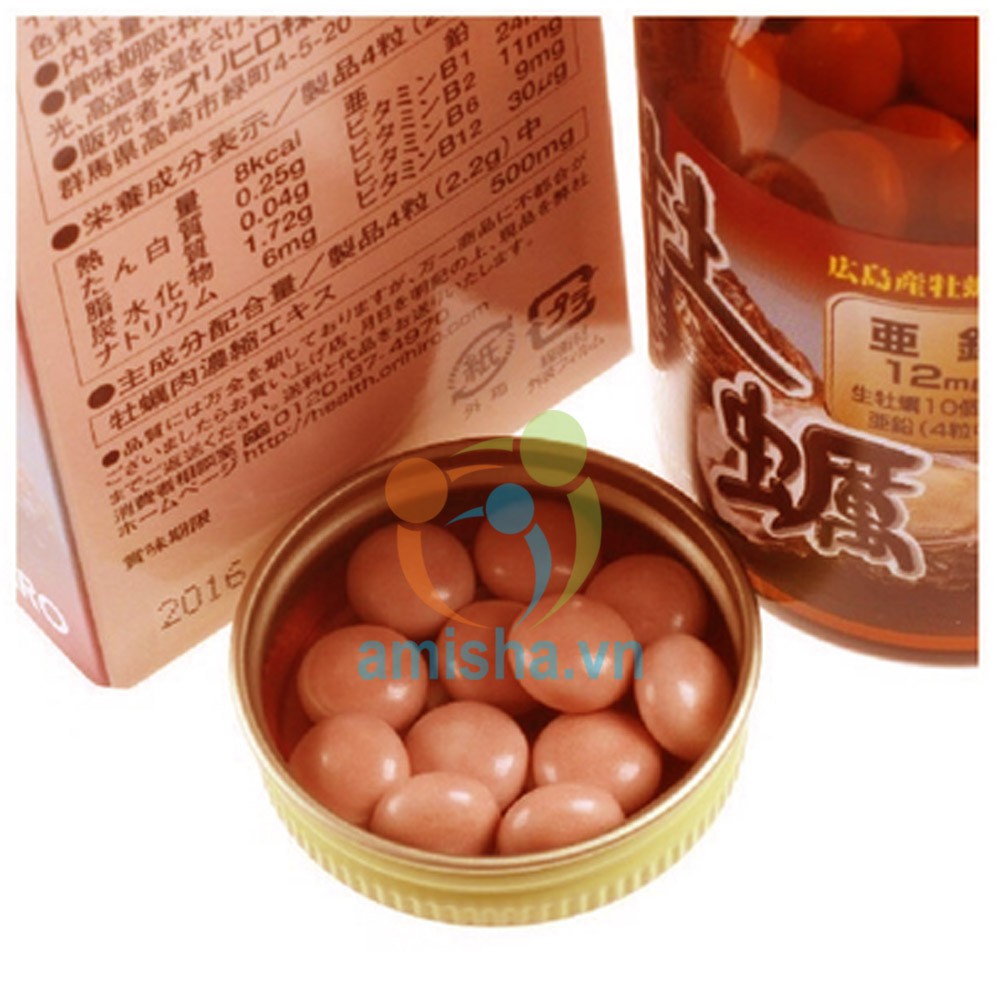 Viên Uống Tinh Chất Hàu Tươi Orihiro New Oyster Extract Nhật Bản - Hộp 120 Viên