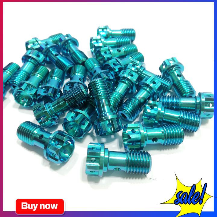 Ốc Titan Gr5 Gắn Heo Nissin Đầu Vương miện Răng Thưa (Giá 1 con)