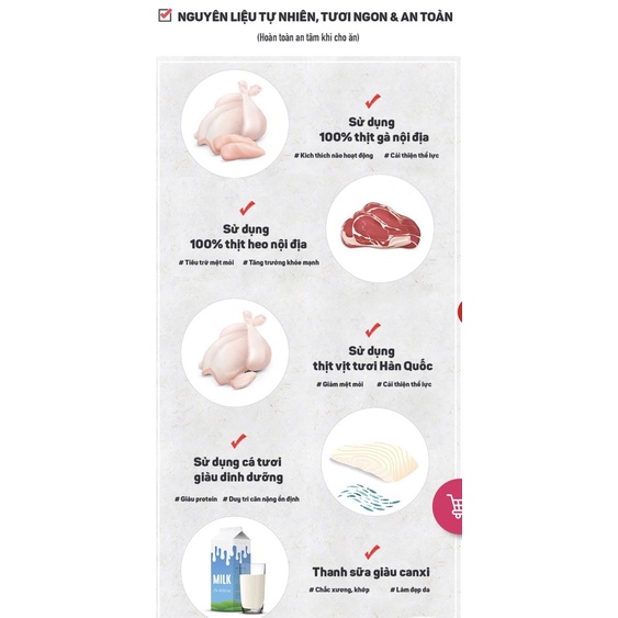 THỊT CUỘN THANH SỮA - VỊT, HEO, GÀ 80g