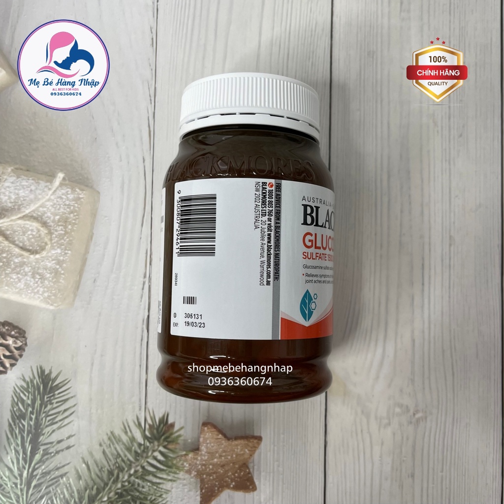 Viên xương khớp blackmores Glucosamine sulfate 1500 one-a-day 180 viên