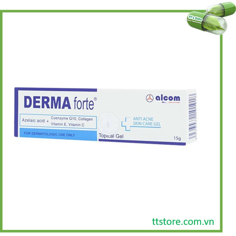 DERMA FORTE [Tuýp 15g] - Kem bôi mụn, mờ sẹo, giảm thâm [dermaforte, dermafort, derma fort]