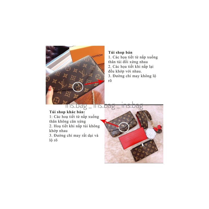 🔱  Sét 3 món ŁV Felicie, túi nữ bản Đặc Biệt full box + bill