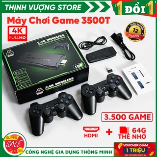 [Game Stick] Máy Chơi Game Stick 4k HDMI 3500 game + thêm 20 game mới, game việt hóa, máy điện tư - Bảo Hành 12 THÁNG