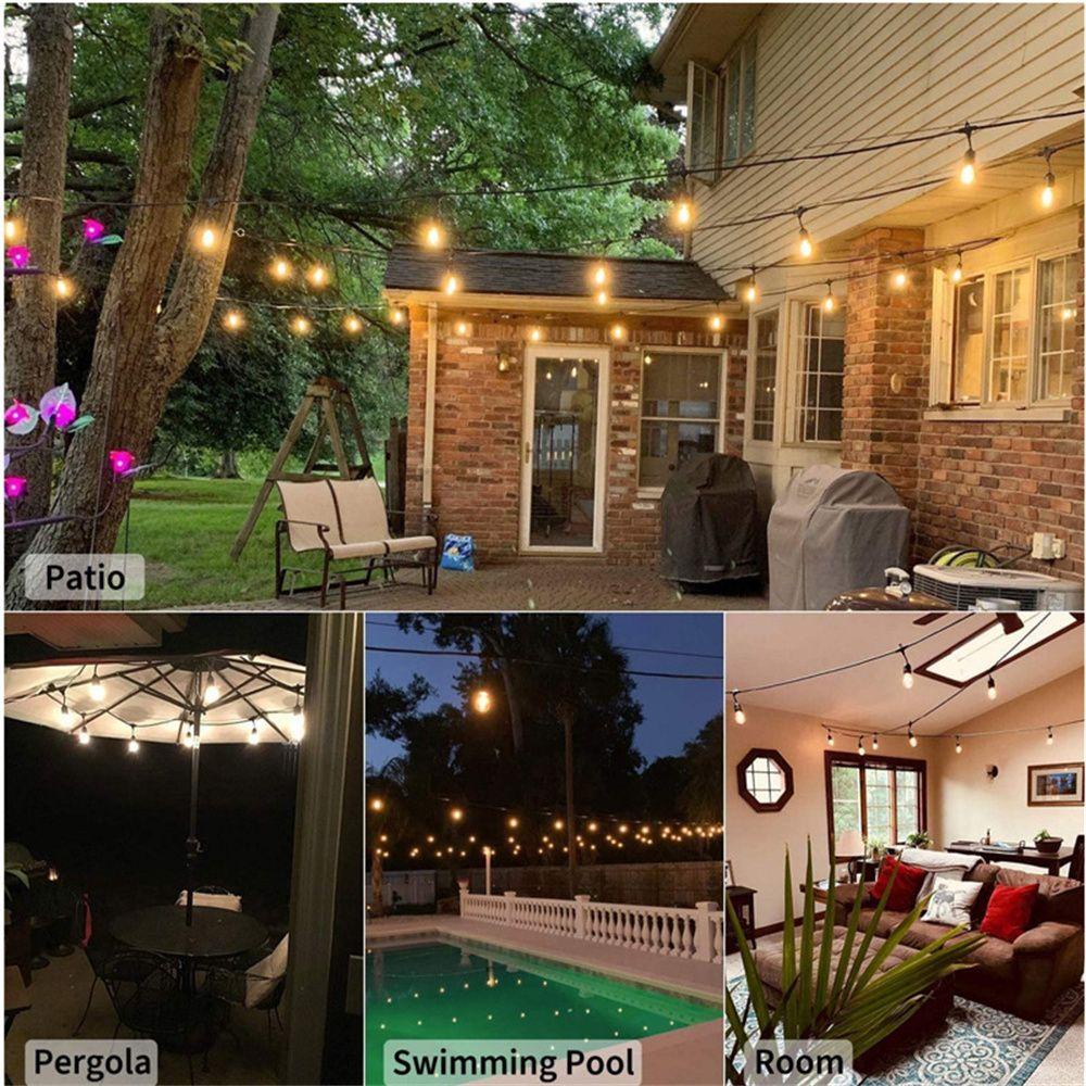 ZAIJIE24 Dây Đèn Led Trang Trí Sử Dụng Năng Lượng Mặt Trời