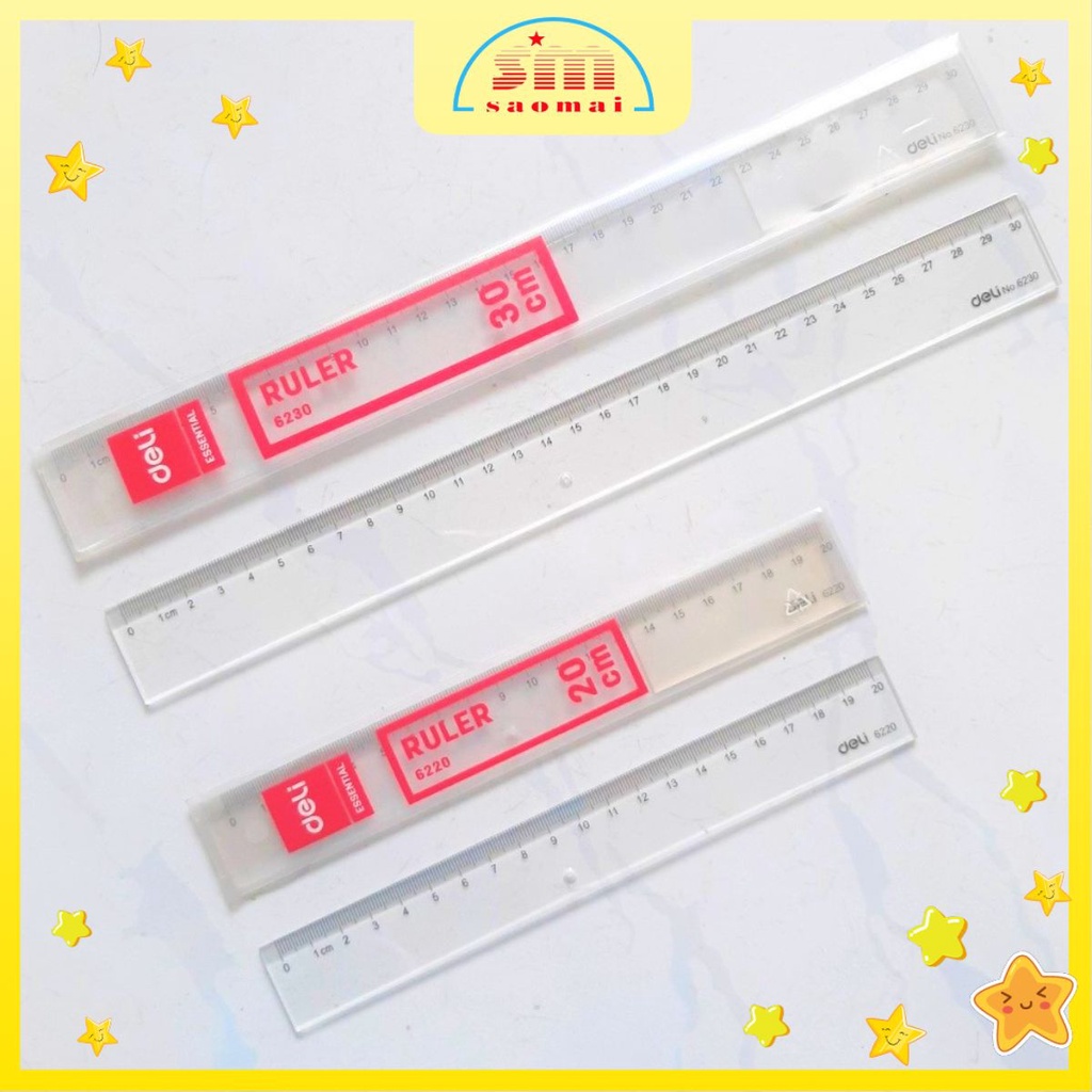 Thước kẻ Deli 6220  Deli 6230
