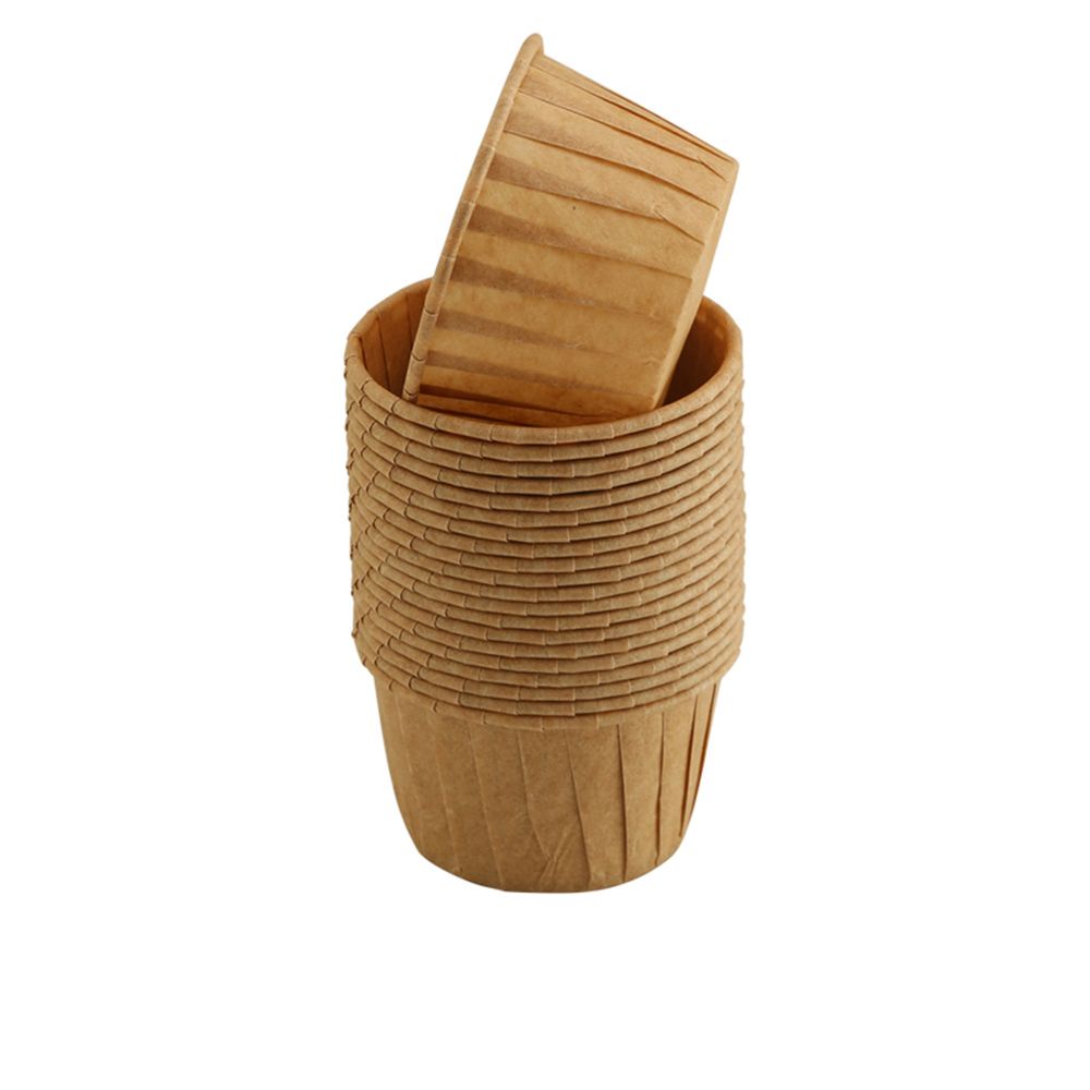 CONOPERY Bộ 100 cái cốc giấy làm bánh cupcake / bánh nướng xốp DIY mới