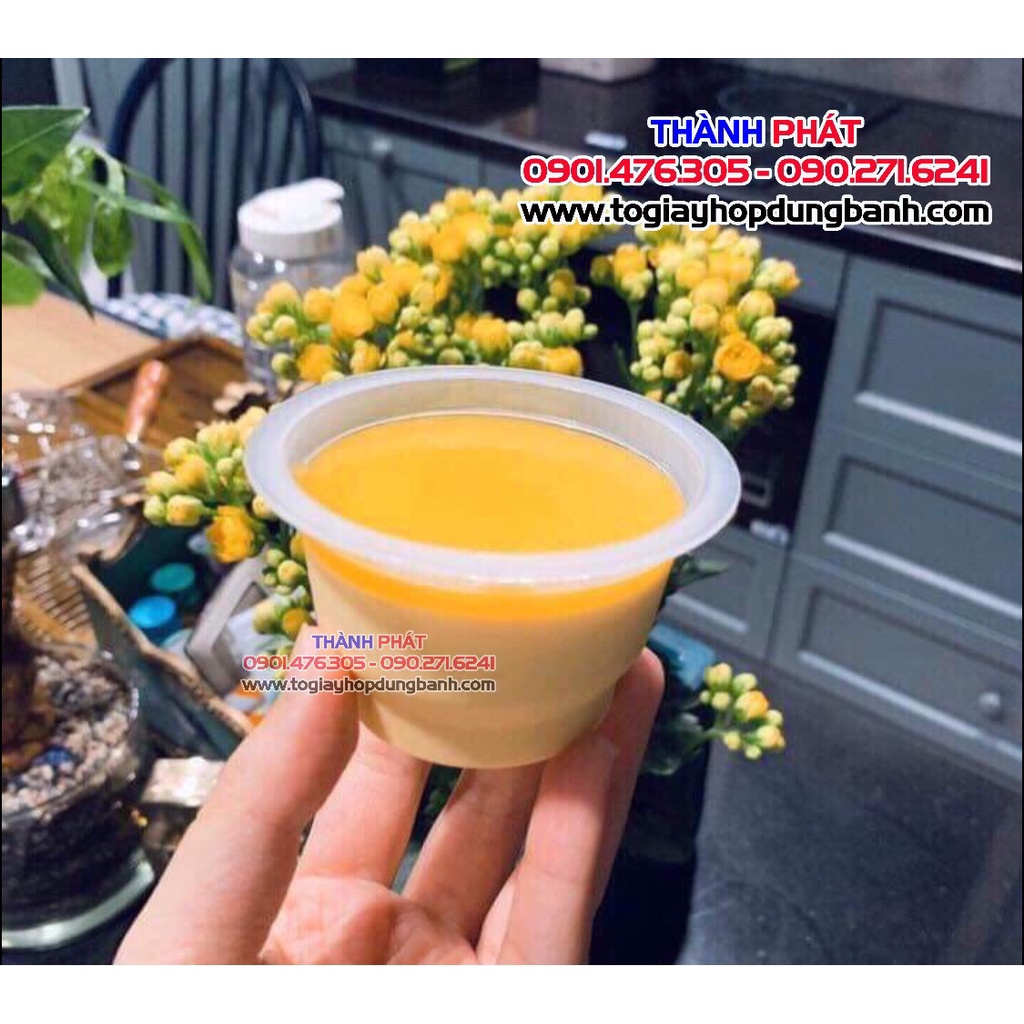 100 Ly rau câu - pudding - panna cotta 100ml chịu nhiệt