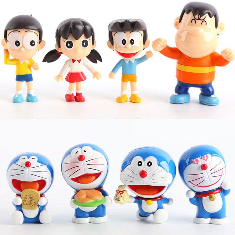 LILYES Mô Hình Nhân Vật Phim Hoạt Hình Doraemon Bằng Pvc