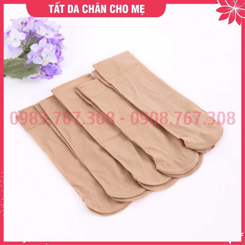 Tất Da Chân Cổ Ngắn Cho Mẹ Sau Sinh Dày Dặn Siêu Dai