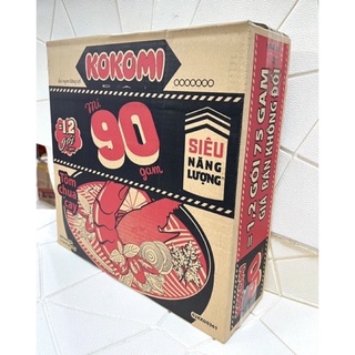 Thùng 30 gói mì tôm Kokomi đại 90 gói to