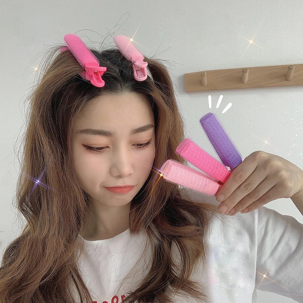 [Hàng mới về] Kẹp lô cuộn tròn cuốn phồng chân tóc chuyên nghiệp màu kẹo thời trang tiện dụng