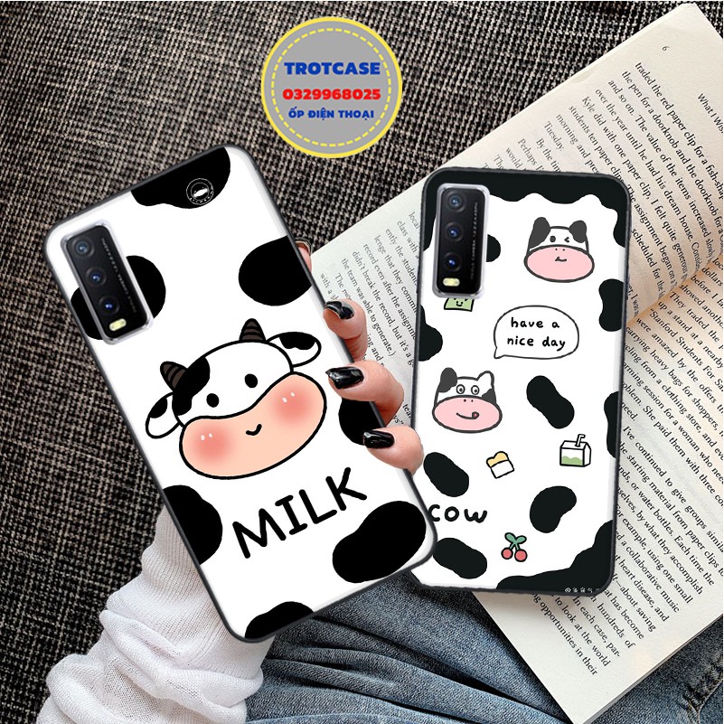 Ốp lưng điện thoại Vivo Y51 2020 - Vivo Y20 - Vivo Y12S - Vivo Y20S - in hình bò sữa mặt bự siêu đẹp