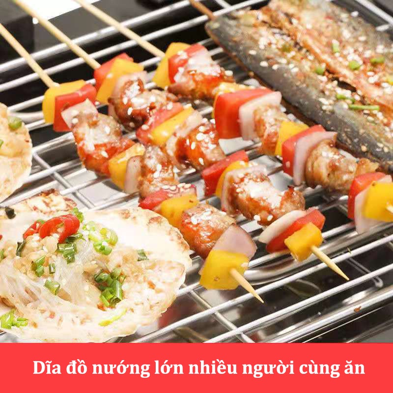 Bếp Nướng Điện Không Khói BBQ Có Khay Đựng Dầu Mỡ Tháo Lắp Dễ Dàng, An Toàn, Tiện Lợi,bảo Hành 3 Tháng