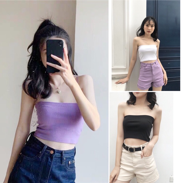 ÁO QUÂY TUBE TOP SP000113  ( Ảnh thật)