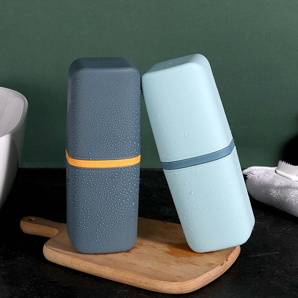 Hộp đựng bàn chải đánh răng làm từ nhựa phong cách Bắc Âu mang theo du lịch tiện lợi