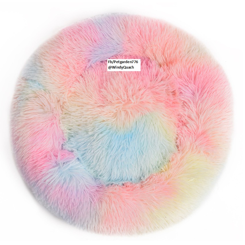 Nệm Chó Mèo Tròn Đủ Màu Cao Cấp Size 60cm