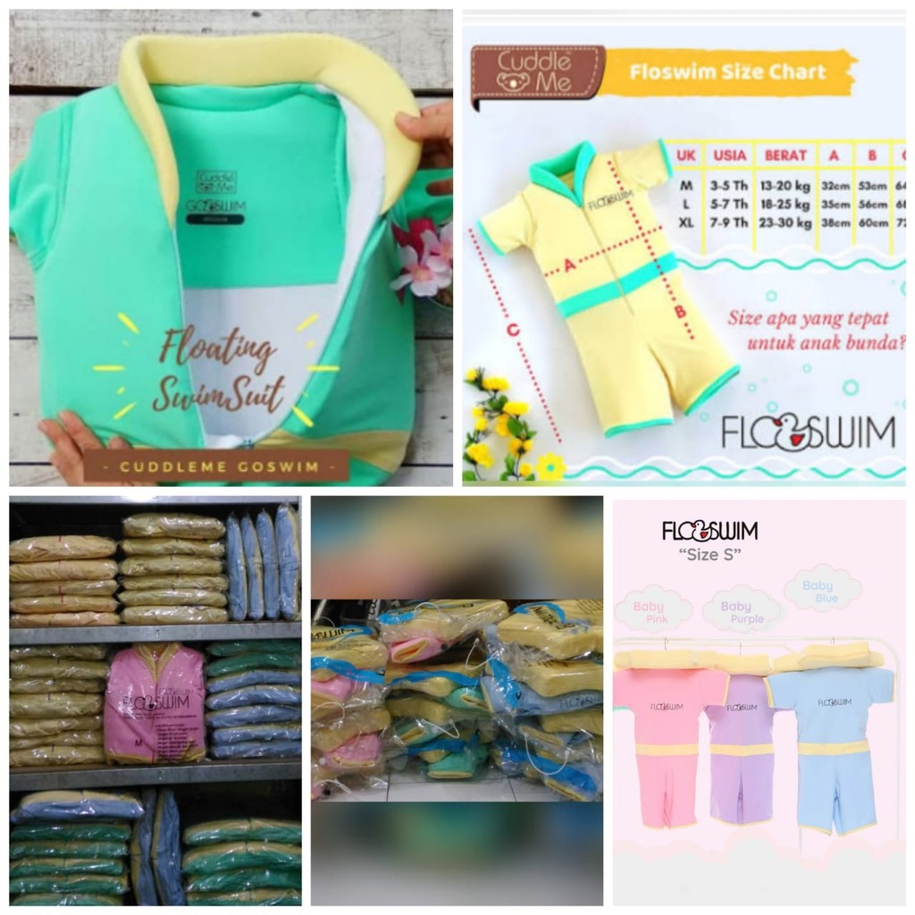 Bộ Quần Áo Bơi Có Thể Kháng Lực An Toàn (Tiếng Bơi + Dòng Chảy) ORI Nhãn Hiệu Chính Hãng Cho Tôi / 9 Tuổi