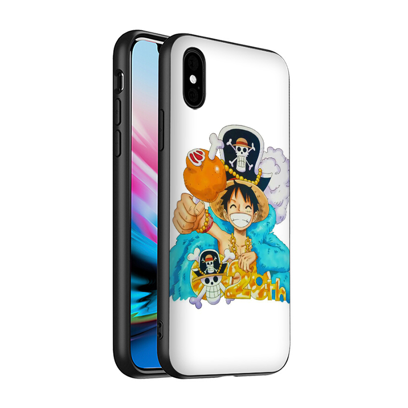 Ốp điện thoại TPU silicone mềm in hình hoạt hình One Piece T11 cho iPhone 8 7 6S 6 Plus 5 5S SE 2016 2020