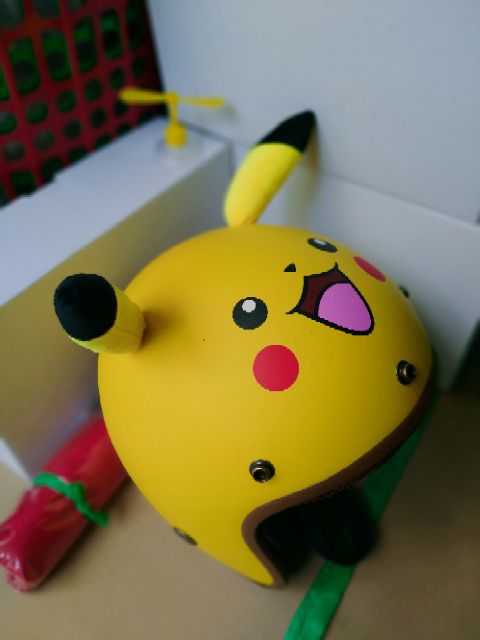 Mũ Bảo Hiểm 3/4 Có Tai Pikachu - Doremon Có Tai