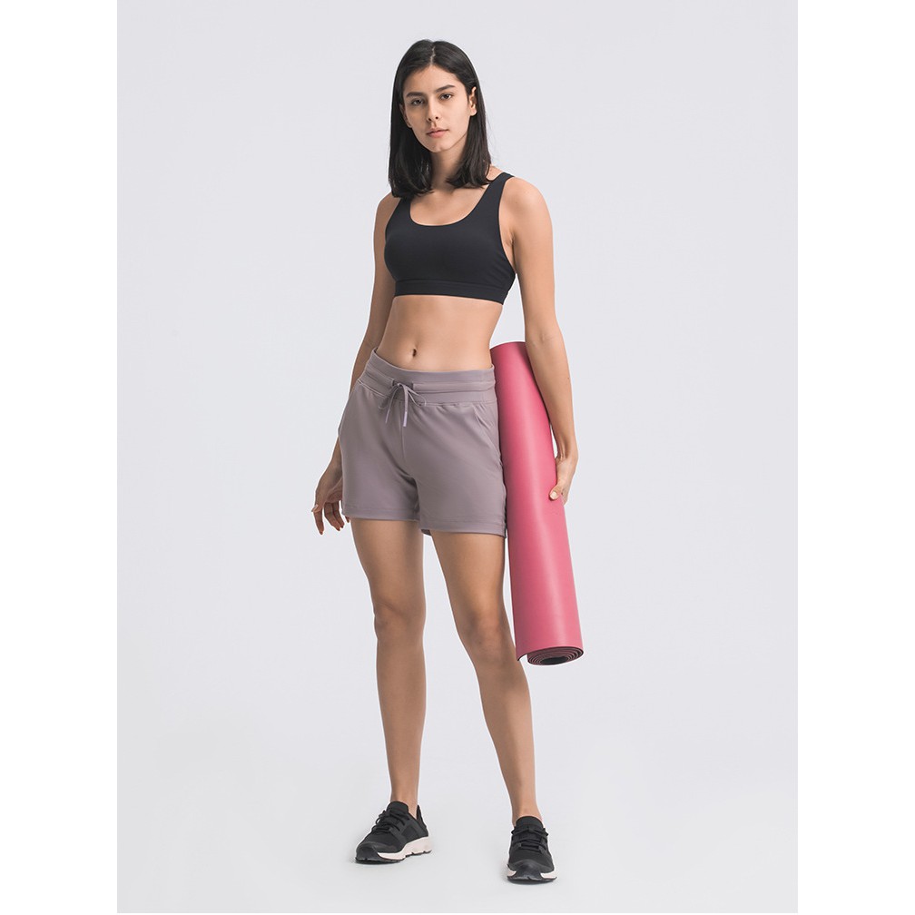 Quần tập Lululemon All Yours High-Rise Short - Quần đùi thể thao Lulu không logo