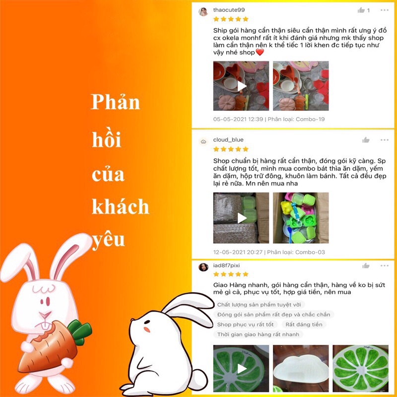 Chén bát hình tim mini 40ml ăn dặm cho bé / chén bát gốm sứ cao cấp