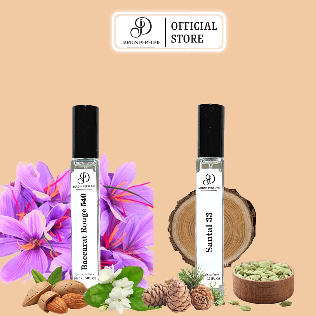 Tinh Dầu Nước Hoa Unisex Body Mist Jardin - Tinh Khiết, Ngọt Ngào, Nóng Bỏng - Thơm lâu lôi cuốn 6-8 tiếng