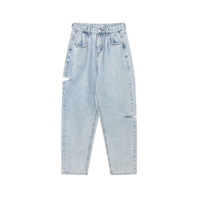 Quần Jeans Baggy Dáng Rách Cạnh 2020 | BigBuy360 - bigbuy360.vn