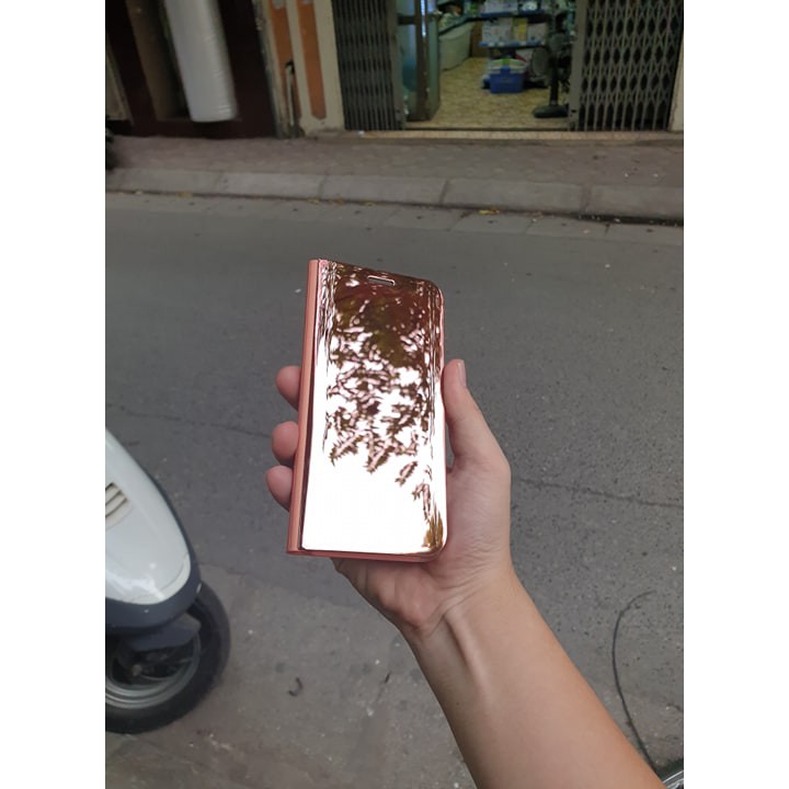 Bao Da Tráng Gương Clear View Samsung J7 prime