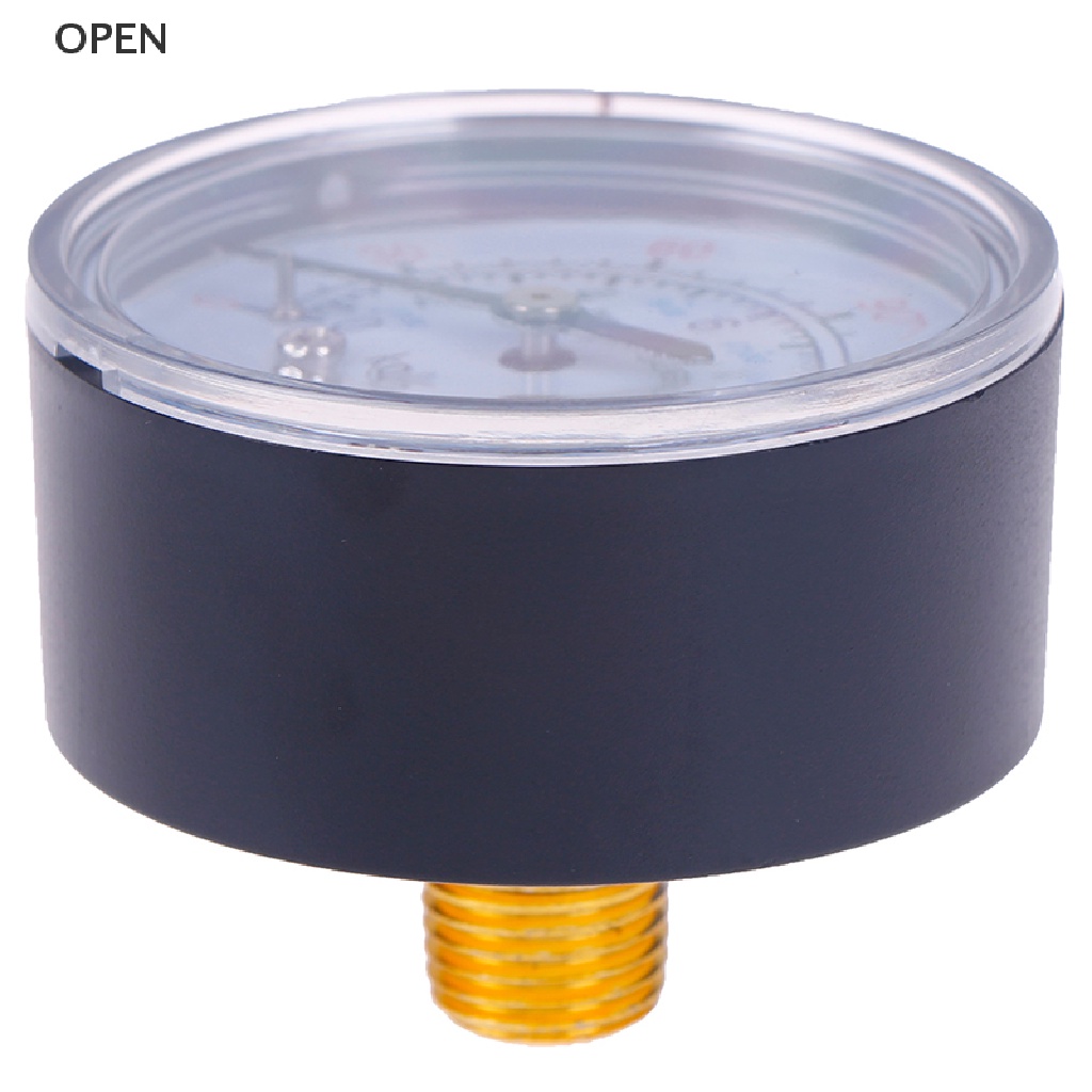 Đồng Hồ Đo Áp Suất Không Khí 13mm 1 / 4 bsp Chuyên Dụng Cho Máy Nén Khí my