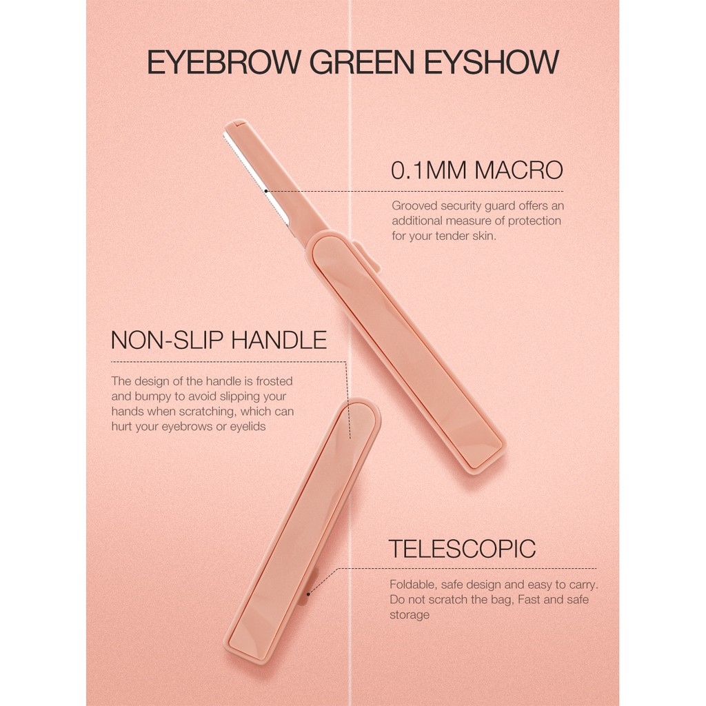 Bộ 5 sản phẩm trang điểm mắt O.TWO.O gồm phấn mắt + cọ + chì kẻ mày + bút kẻ mắt + dao cạo lông mày 160g | BigBuy360 - bigbuy360.vn