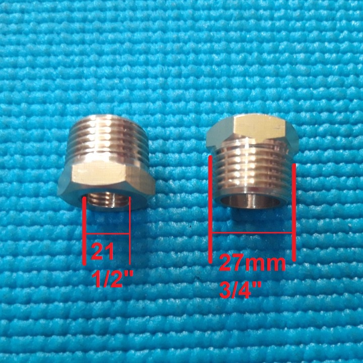 Nối ren ngoài các loại 13mm/ 17mm/ 21mm/ 22mm
