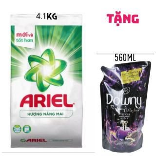 Bột giặt ariel hương nắng mai và giữ màu 4.1kg, khử mùi ẩm mốc 3.8kg