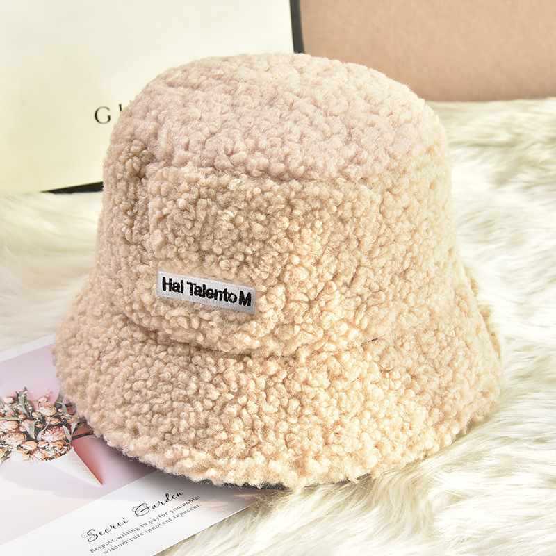 Nón Lông Chất Dày Phối Chữ Siêu Xinh Style Hàn Quốc L1976