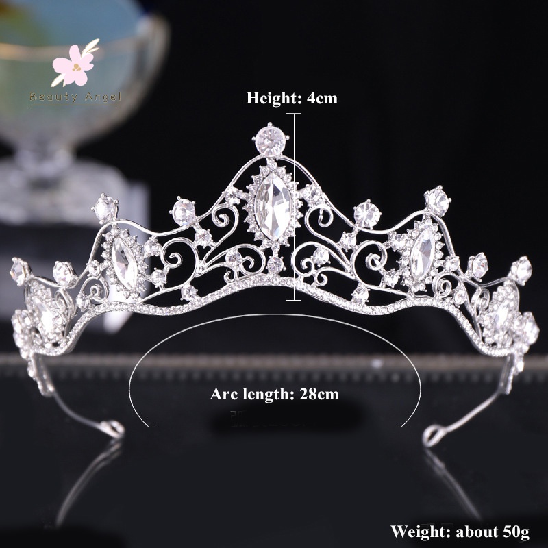 Vương Miện Đính Đá Sang Trọng Dành Cho Cô Dâu