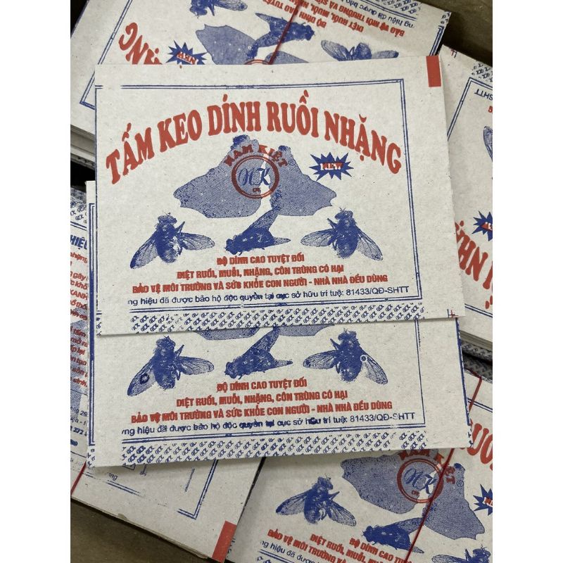 COMBO 2 MIẾNG KEO DÁN RUỒI / KEO BẪY RUỒI / KEO DÍNH RUỘT NHẶNG