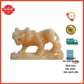 Tượng Cọp 12 Con Giáp Đá Ngọc Hoàng Long ⚡FREESHIP⚡ Giá Gốc, Đá Nguyên Khối, Trang Trí Nhà Cửa, Thu Tài Hút Lộc,...