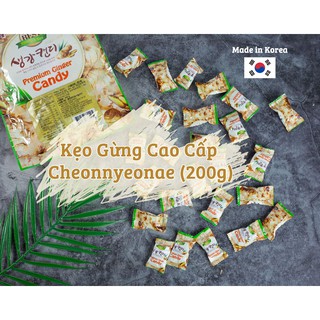 [DATE 2022] Kẹo Gừng Cao Cấp Cheonnyeonae Hàn Quốc (200g)