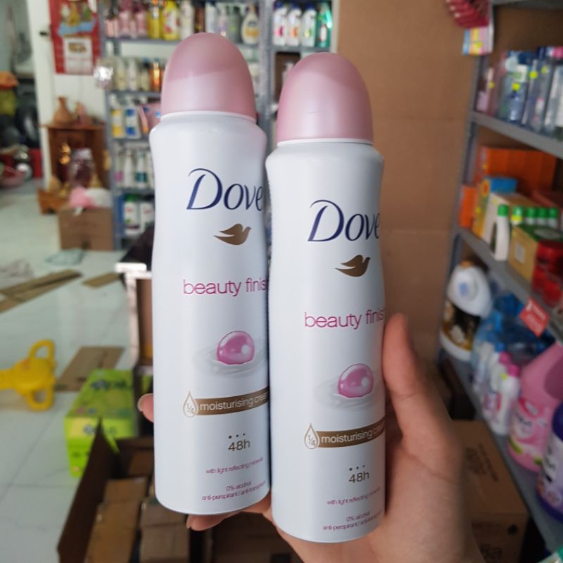 Xịt Khử Mùi Dove Moisturising cream 48H mỹ 150ml