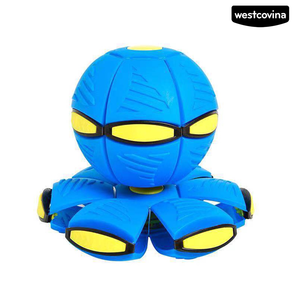 WEST Flying Saucer Ball Deformable Squeeze Toy Flying Saucer Outdoor for Playing