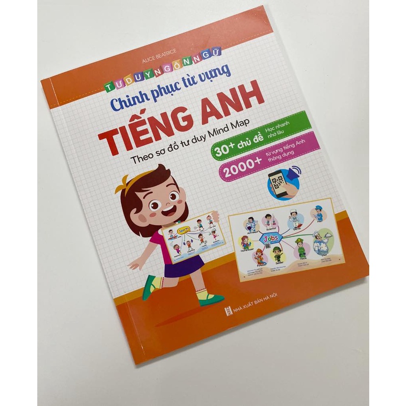 Sách Chinh phục từ vựng Tiếng Anh mindmap theo sơ đồ tư duy mind map