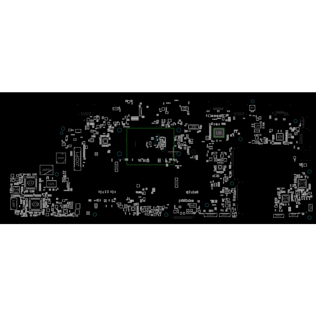 Sơ đồ mạch Boardview DELL E7240 VAZ50 LA-9431P R1.0 dùng cho thợ sửa chữa