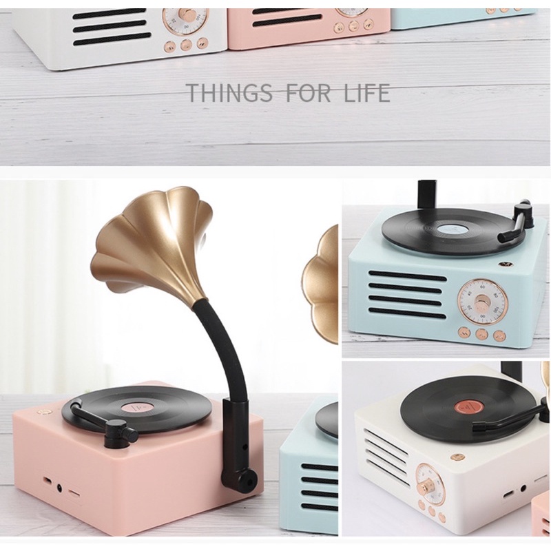 Loa Bluetooth giả cổ đĩa than siêu đẹp