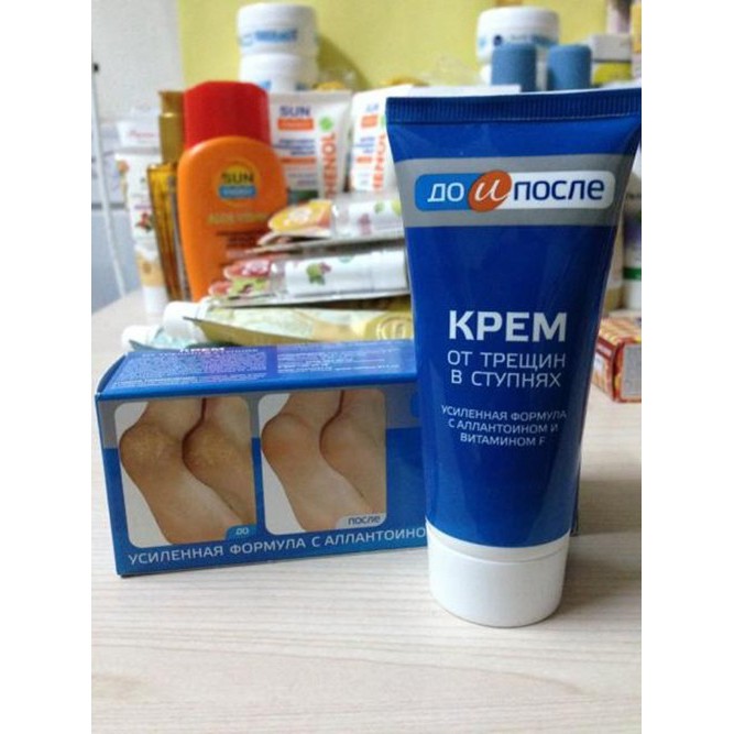 KEM CHÂN NỨT GÓT KREM APTEKA CỦA NGA TÁI TẠO DA, BỔ SUNG VITAMIN TUÝP 50ML