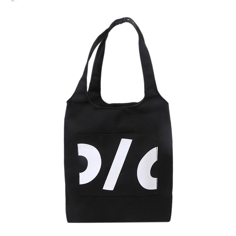 Túi Tote Vải (Có Làm Theo Yêu Hình Ảnh Số Đo Của Khách) Nữ Canvas Mềm Thiết Kế Hình Đi Học Đi Chơi