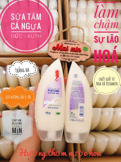 SỮA TẮM CÁ NGỰA siêu thơm, giữ mùi 8-12h - HÀNG CHUẨN ĐỨC 300ml