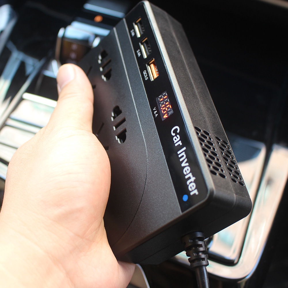 Bộ Chuyển Đổi Nguồn Điện DC 12V Sang AC 110V/220V 200W