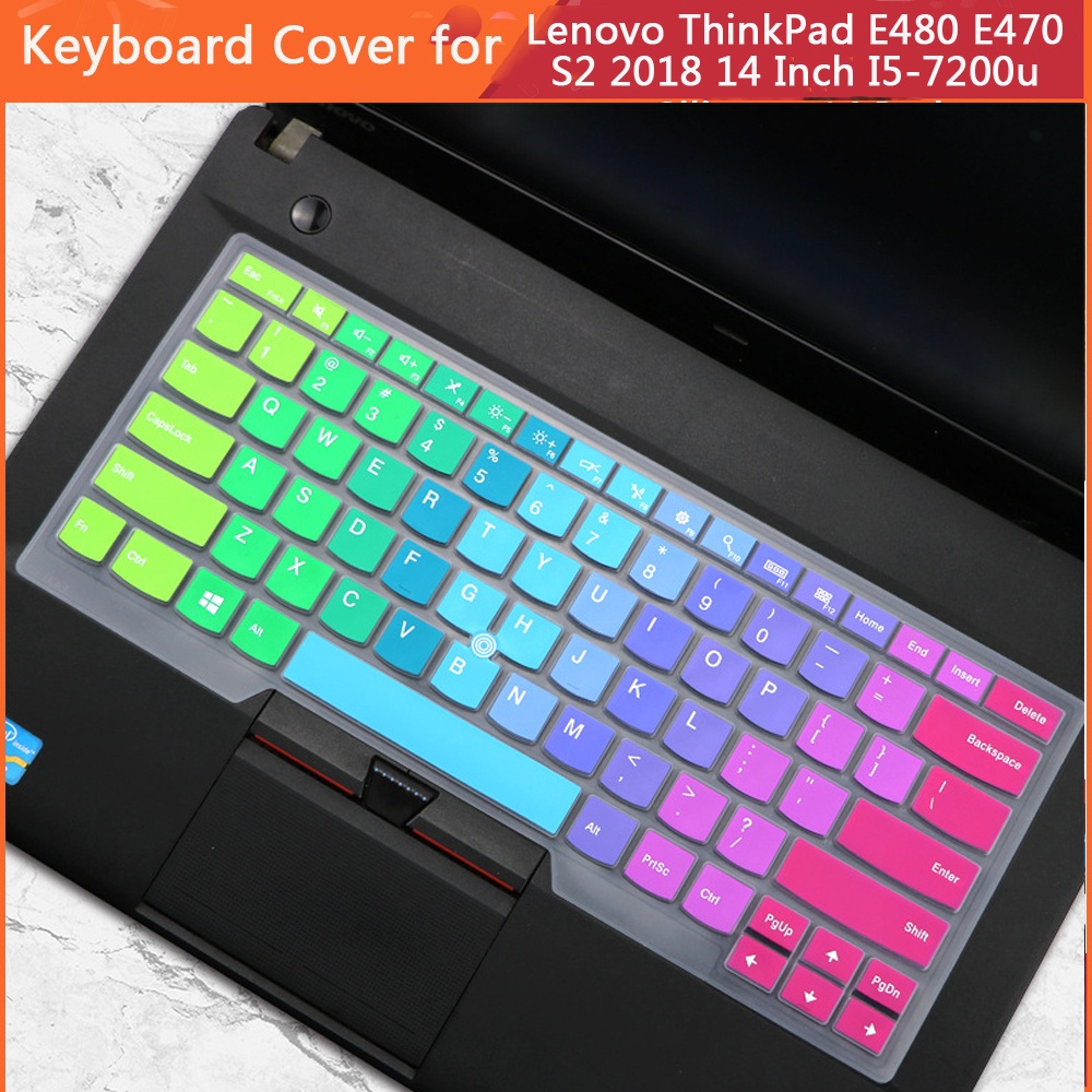 Miếng Dán Bảo Vệ Bàn Phím Cho Laptop Lenovo Thinkpad E480 E470 S2 2018 Laptop I5-7200U 14 &quot;