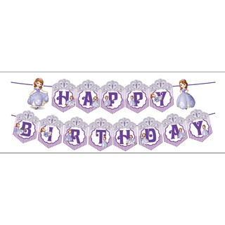Dây Happy Birthday chủ đề công chú Sofia