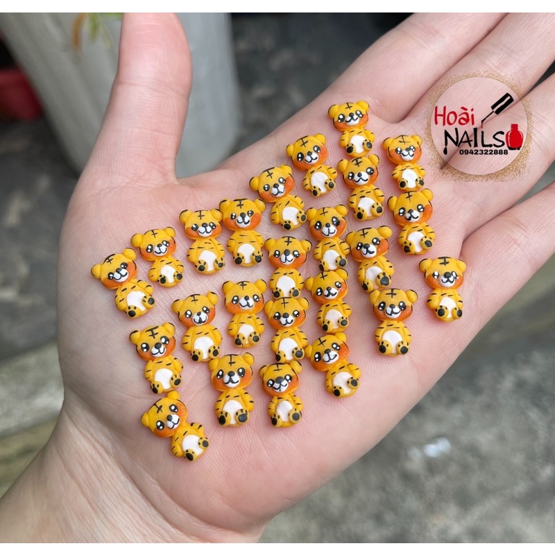Hổ bột gắn móng tay ( 1 con)
